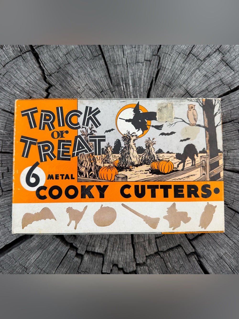 Vintage Trick or Treat Cooky Cutter Set